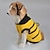 billige Hundetøj-Kat Hund Kostume Hættetrøjer Hvalpe tøj Dyr Cosplay Hundetøj Hvalpe tøj Hund outfits Gul Kostume Til Hanhunde Og Tæver Bomuld XXS XS S M L XL
