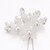 voordelige Bruiloft Zendspoel-kristal imitatie parel acryl bloemen haarspeld hoofddeksel elegante stijl