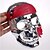 cheap Masks-Halloween Mask Masquerade Mask Pirate Mask Skull Skeleton Horror Plastic Metal 1 pcs Adults&#039; Toy Gift