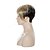 お買い得  トレンドの合成ウィッグ-人工毛ウィッグ カール カール かつら オンブル’ ショート シルバー 合成 女性用 オンブレヘア オンブル’