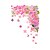ieftine Abțibilde de Perete-Romantic / Modă / Florale Perete Postituri Autocolante perete plane Autocolante de Perete Decorative / Autocolante de Nuntă,PVC Material