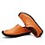 cheap Men&#039;s Slip-ons &amp; Loafers-Men&#039;s Comfort Loafers PU Spring / Fall Comfort Loafers &amp; Slip-Ons Slip Resistant Orange / Blue / Black