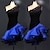 cheap Latin Dancewear-Latin Dance Dress Ruffles Split Joint Women&#039;s Performance Practise Sleeveless Spandex Organza