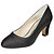 abordables Chaussures de mariée-Femme Chaussures à Talons Mariage Habillé Soirée &amp; Evénement Talon Bottier Bout rond Tissu élastique Argent Noir Blanche