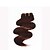 abordables Tissages cheveux naturels-Autre Ondulation naturelle Précolorée Tissages Cheveux Tissages de cheveux humains Auburn / Auburn foncé / vin foncé