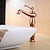 halpa Klassinen-Nykyaikainen Moderni Integroitu Laajallle ulottuva Keraaminen venttiili Yksi kahva yksi reikä Ruusukulta, Kylpyhuone Sink hana