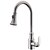 cheap Kitchen Faucets-Kitchen faucet - Single Handle One Hole Ti-PVD Pull-out / ­Pull-down Centerset Modern / Brass