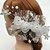 billige Bryllups Hovedstykke-tyl akryl rhinestone legering blomster hår klip hovedstykke elegant stil