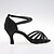olcso Latin cipők-Női Latin cipők / Báli Szatén Fém csat Szandál Tűsarok Dance Shoes Bronz / Fekete / EU40
