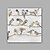 abordables Peintures animaux-Peinture à l&#039;huile Hang-peint Peint à la main - Pop Art Classique Moderne Inclure cadre intérieur / Toile tendue
