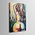 voordelige Nude Art-Hang-geschilderd olieverfschilderij Handgeschilderde - Abstracte portretten Modern Europese Stijl Inclusief Inner Frame