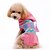 cheap Dog Clothes-Cat Dog Sweater Hoodie Winter Dog Clothes Pink Costume Acrylic Fibers Color Block Casual / Daily XS S M L XL XXL