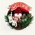 abordables Decoraciones navideñas-caída de la Navidad de agujas de pino flor anillo de aro 22 * ​​22 * ​​4 al azar