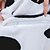 cheap Kigurumi Pajamas-Kid&#039;s Adults&#039; Kigurumi Pajamas Milk Cow Onesie Pajamas Velvet Mink Black / White Cosplay For Men&#039;s Women&#039;s Animal Sleepwear Cartoon Festival / Holiday Costumes