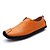 cheap Men&#039;s Slip-ons &amp; Loafers-Men&#039;s Comfort Loafers PU Spring / Fall Comfort Loafers &amp; Slip-Ons Slip Resistant Orange / Blue / Black
