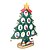 voordelige Kerstdecoraties-Kerstcadeau 1pc tafeldecoratie hout xmas bomen kerstboom met ornament voor de
