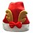 abordables Decoraciones navideñas-adornos de navidad adultas comunes sombreros de la Navidad con los sombreros de santa astas para la decoración del partido del hogar