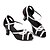 baratos Sapatos de Dança Latina-Mulheres Sapatos de Dança Latina / Sapatos de Salsa Cetim Fivela Sandália / Salto Pedrarias / Presilha Salto Personalizado Personalizável Sapatos de Dança Preto / Azul / Interior / Espetáculo