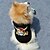 baratos Roupa para Cães-Gato Cachorro Camiseta Roupas para Cães Preto Ocasiões Especiais Algodão Caveiras Fashion XS S M L