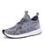 abordables Baskets Homme-Homme Chaussures Tulle Printemps / Automne Confort Basket Course à Pied Noir / Gris / Bleu