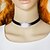 voordelige Choker Ketting-Dames Choker kettingen tattoo Choker Tatoeagestijl Modieus Legering Wit Zwart Koffie 35 cm Kettingen Sieraden Voor Dagelijks Causaal