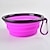 cheap Dog Bowls &amp; Feeders-Dog Bowls &amp; Water Bottles Silicone Portable Foldable Purple Yellow Red Bowls &amp; Feeding