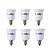 billige Lampesokler og kontakter-youokLampe 6-pakning e14 til e27 lys lampe pære adapter konverterer - sølv hvit