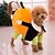 abordables Vêtements pour chiens-Chien Costume Combinaison-pantalon Vêtements pour Chien Potiron Orange Tissu Costume Pour Printemps &amp; Automne Hiver Homme Femme Cosplay Halloween