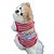voordelige Hondenkleding-Kat Hond T-shirt Gilet Gestreept Verjaardag Vakantie Casual / Dagelijks Winter Hondenkleding Geel Rood Groen Kostuum Katoen XS S M L