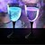 abordables Tazas-copa de brillo de luz colorida copa cáliz 20 * 9 cm