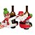 お買い得  クリスマス飾り-1個 Santa Wine Bags, ホリデーデコレーション パーティー 庭園 結婚式の装飾 16*5*5 cm