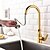 cheap Kitchen Faucets-Kitchen faucet - Single Handle One Hole Ti-PVD Pull-out / ­Pull-down Centerset Modern / Brass