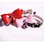 preiswerte Halsbänder, Geschirre und Leinen für Hunde-Katze Hund Halsbänder Trompetenärmel Halstücher Grifflos Bequem Cosplay Schleife PU-Leder Schwarz Rot Rosa