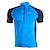 cheap Men&#039;s Jerseys-Nuckily Men&#039;s Cycling Jersey Short Sleeve Bike Jersey Top with 3 Rear Pockets Mountain Bike MTB Road Bike Cycling Breathable Moisture Wicking Quick Dry Back Pocket Red Blue Green Mesh Sports Clothing