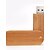 voordelige USB-sticks-Neutral Product Rotating Wood 8Gb USB 2.0 Roterend