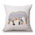 cheap Throw Pillows &amp; Covers-1 pcs Polyester Pillow Cover, Animal Print Accent/Decorative Modern/Contemporary
