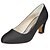 cheap Wedding Shoes-Women&#039;s Heels Chunky Heel Round Toe Wedding Dress Party &amp; Evening Stretch Satin White / Black / Purple