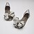 cheap Women&#039;s Sandals-Women&#039;s Sandals Summer Comfort Leatherette Casual Flat Heel Translucent Heel Bowknot White Black Fuchsia Champagne