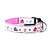 abordables Collares, arneses y correas para perros-Perro Cuello Collar de luz Ajustable / Retractable Caricatura Nailon Perro pequeño Arco iris Blanco Amarillo Rojo Azul