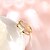 Χαμηλού Κόστους Θρησκευτικά Κοσμήματα-Δαχτυλίδι For Γυναικεία Cubic Zirconia Πάρτι Γάμου Causal Ζιρκονίτης Κυβικά ζιρκόνια Χαλκός Cruce Χρυσαφί / Προσομειωμένο διαμάντι
