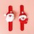 זול קישוטי חג מולד-3pcschristmas עם מעגל טפיחת מנורת מתנת חג המולד קישוט חג המולד עם צמיד טבעת מנורת צץ יסודות שלישיים (סגנון אקראי)