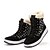 cheap Women&#039;s Boots-Women&#039;s Boots Flat Heel Lace-up Fur / Nylon Comfort / Fashion Boots Winter Blue / White / Black