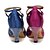 cheap Latin Shoes-Women&#039;s Latin Shoes / Salsa Shoes Satin Buckle Sandal / Heel Rhinestone / Buckle Customized Heel Customizable Dance Shoes Pink / Blue / Indoor / Performance / Practice / Professional