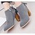 billige Kvindestøvler-Støvler-PU-Komfort-Damer--Formelt Fritid-Tyk hæl Blokhæl
