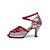 ieftine Pantofi Dans Latin-Pentru femei Pantofi Dans Latin Sandale Sintetice Imprimeu Animal Fucsia / Performanță / Piele / Antrenament