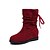 halpa Naisten saappaat-Bootsit-Tasapohja-Naisten-PU-Musta Keltainen Punainen-Puku Rento-Comfort