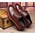 halpa Miesten Oxford-kengät-Miesten Comfort-kengät Kausaliteetti Toimisto &amp; ura Oxford-kengät Nahka Keltainen / Ruskea / Sininen