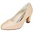 cheap Wedding Shoes-Women&#039;s Heels Chunky Heel Round Toe Wedding Dress Party &amp; Evening Stretch Satin White / Black / Purple