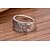 cheap Rings-Band Ring Crossover Silver Rose Gold Sterling Silver Ladies Fashion Hip-Hop One Size / Knuckle Ring / Men&#039;s / Men&#039;s