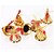 cheap Christmas Decorations-9Pcs Christmas Ornament Decorations Christmas Tree Decoration Shine Gold Hanging Bells Bowknot Diy Merry Christmas